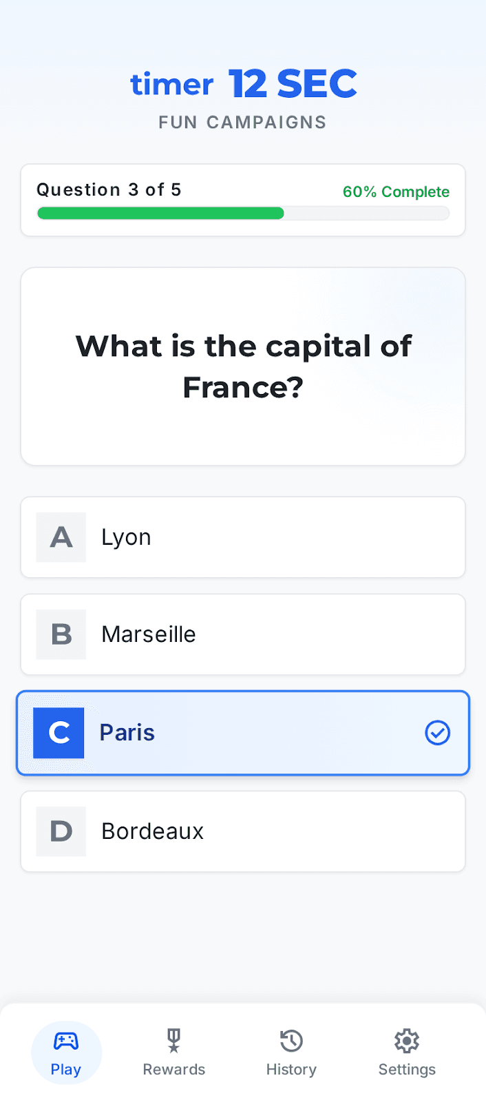 Beat-the-Clock Trivia